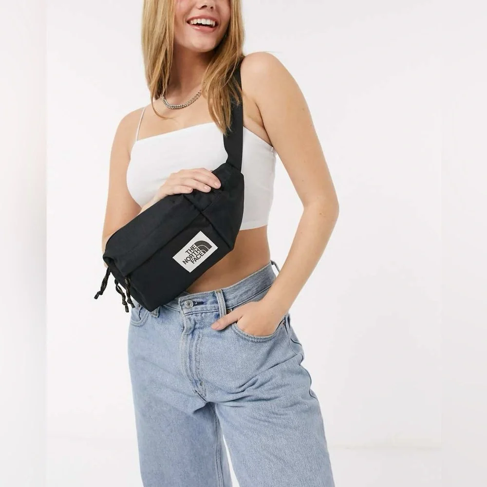 THE NORTH FACE Lumbar Pack Fanny Pack Hip Waist‎ Cross Body BAG in Black